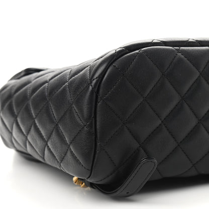 Chanel Calfskin Quilted Mini Urban Spirit Backpack Black 8 of 9