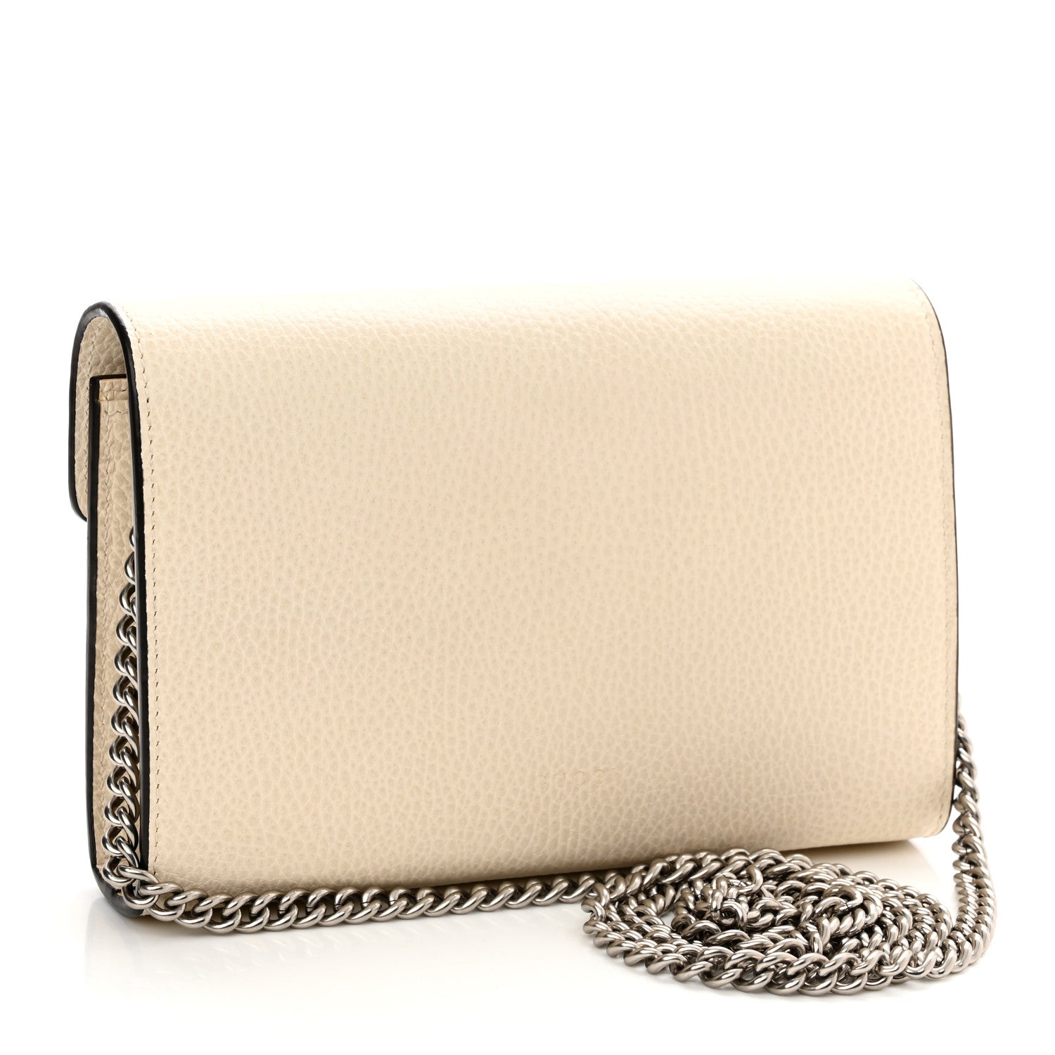 Gucci Dollar Calfskin Mini Dionysus Chain Wallet Mystic White 3 of 9