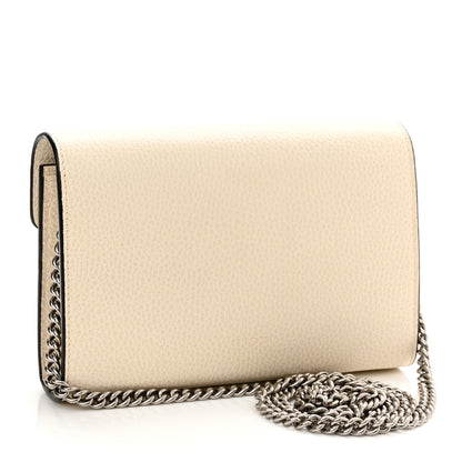 Gucci Dollar Calfskin Mini Dionysus Chain Wallet Mystic White 3 of 9