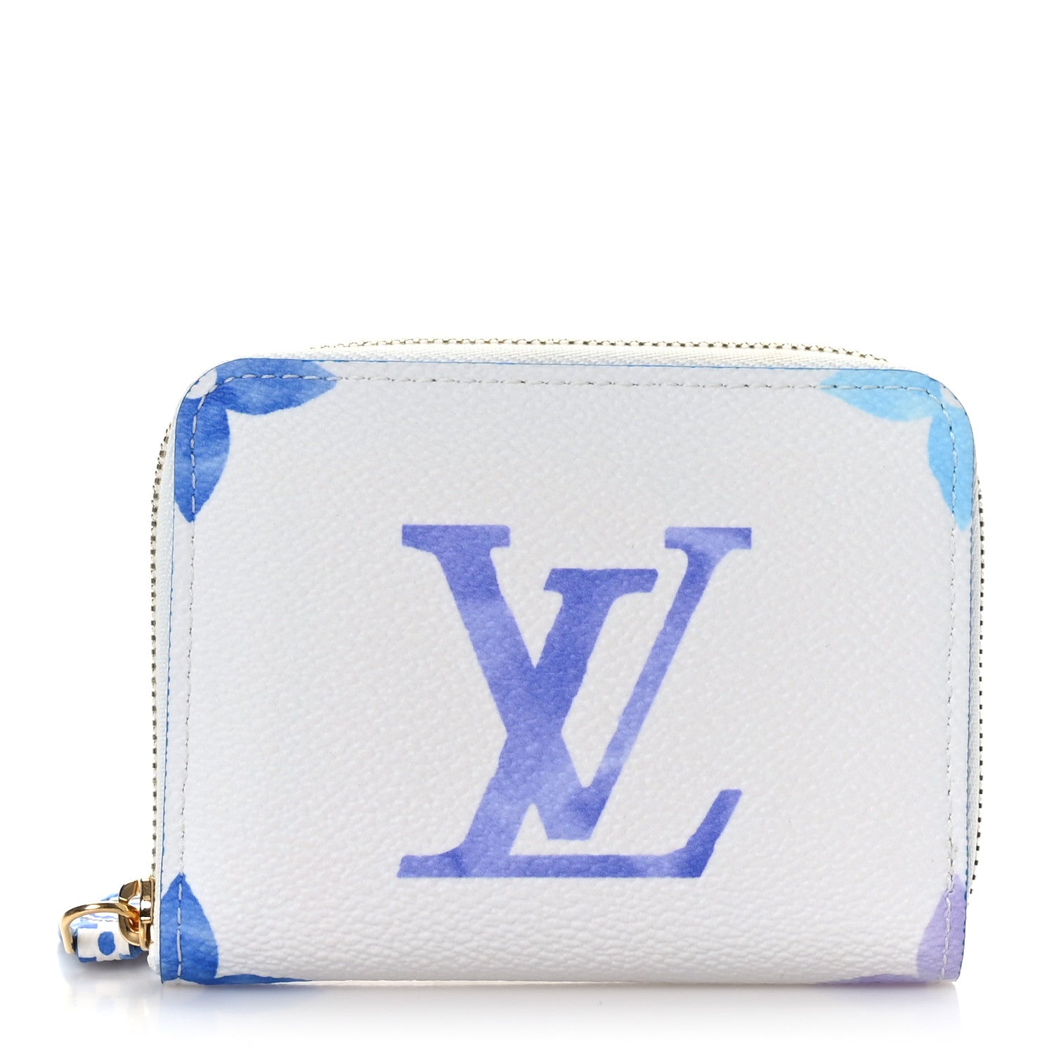 Louis Vuitton Monogram Giant By The Pool Zippy Coin Purse Blue 1 of 6