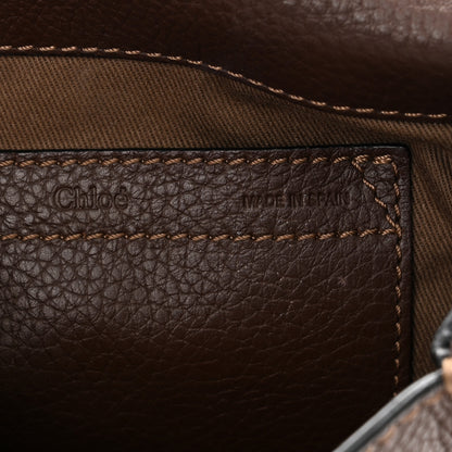 Chloe Calfskin Mini Marcie Round Crossbody Bag Coffee Shot 6 of 12