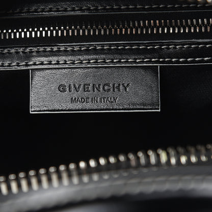 Givenchy Calfskin Contrast Topstitch Small Antigona Black White 6 of 14