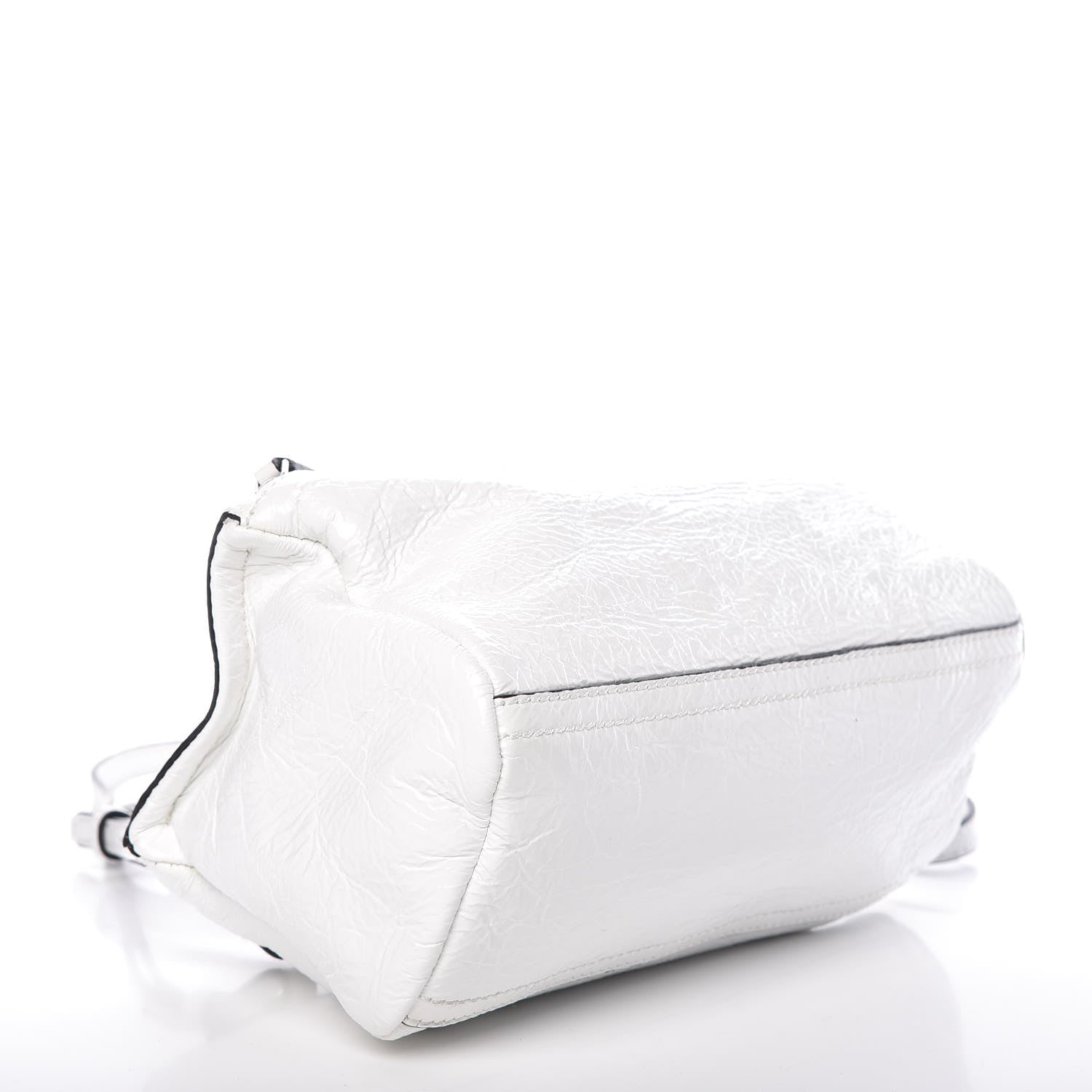 Givenchy Crinkled Patent Deerskin Mini Pandora White 4 of 13