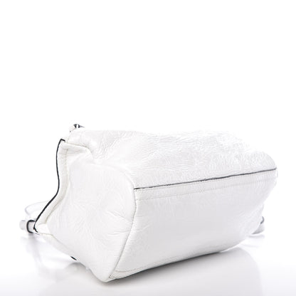 Givenchy Crinkled Patent Deerskin Mini Pandora White 4 of 13