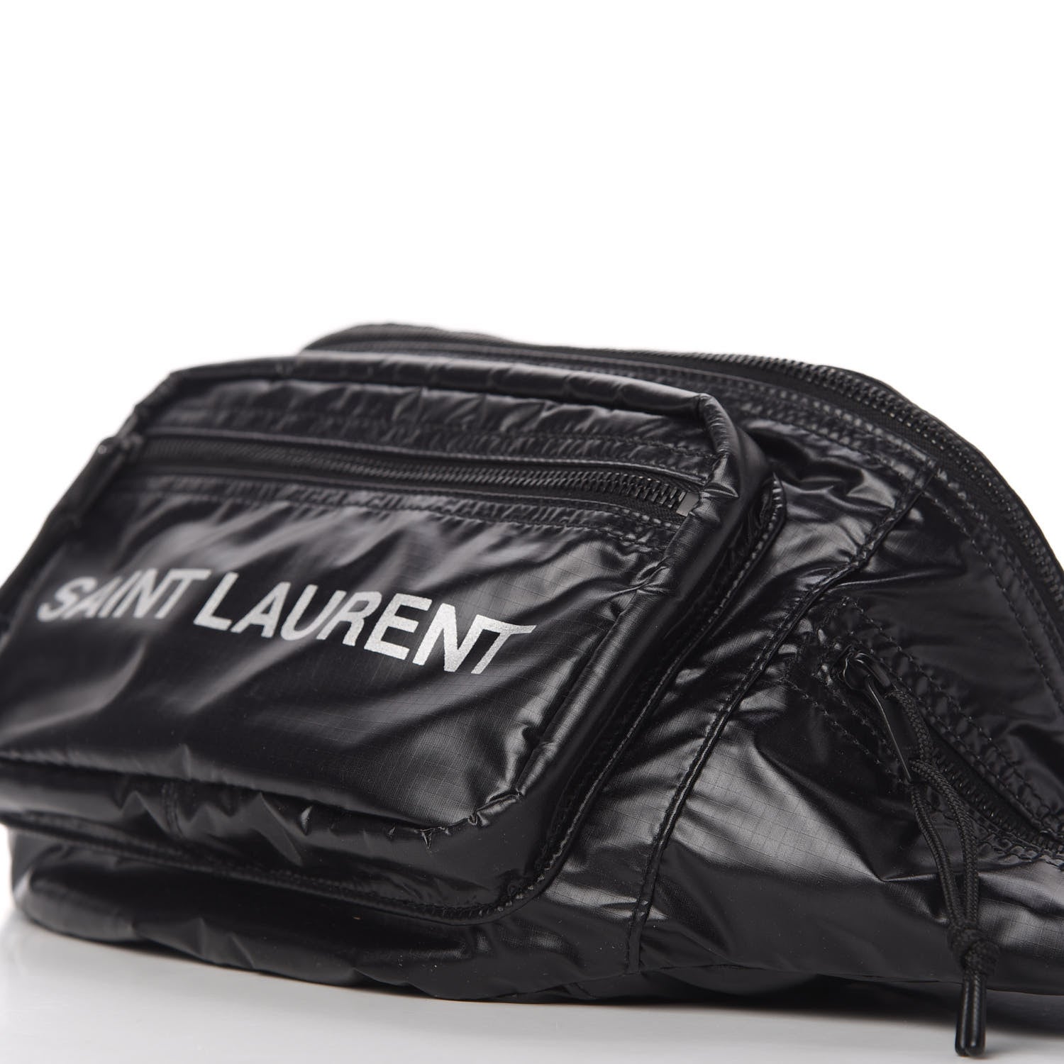 Saint Laurent Nylon Logo Ripstop Body Belt Bag Black 7 of 10
