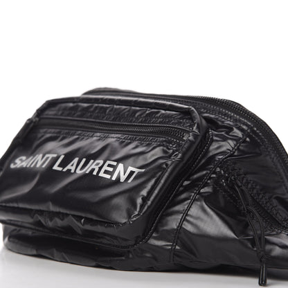Saint Laurent Nylon Logo Ripstop Body Belt Bag Black 7 of 10
