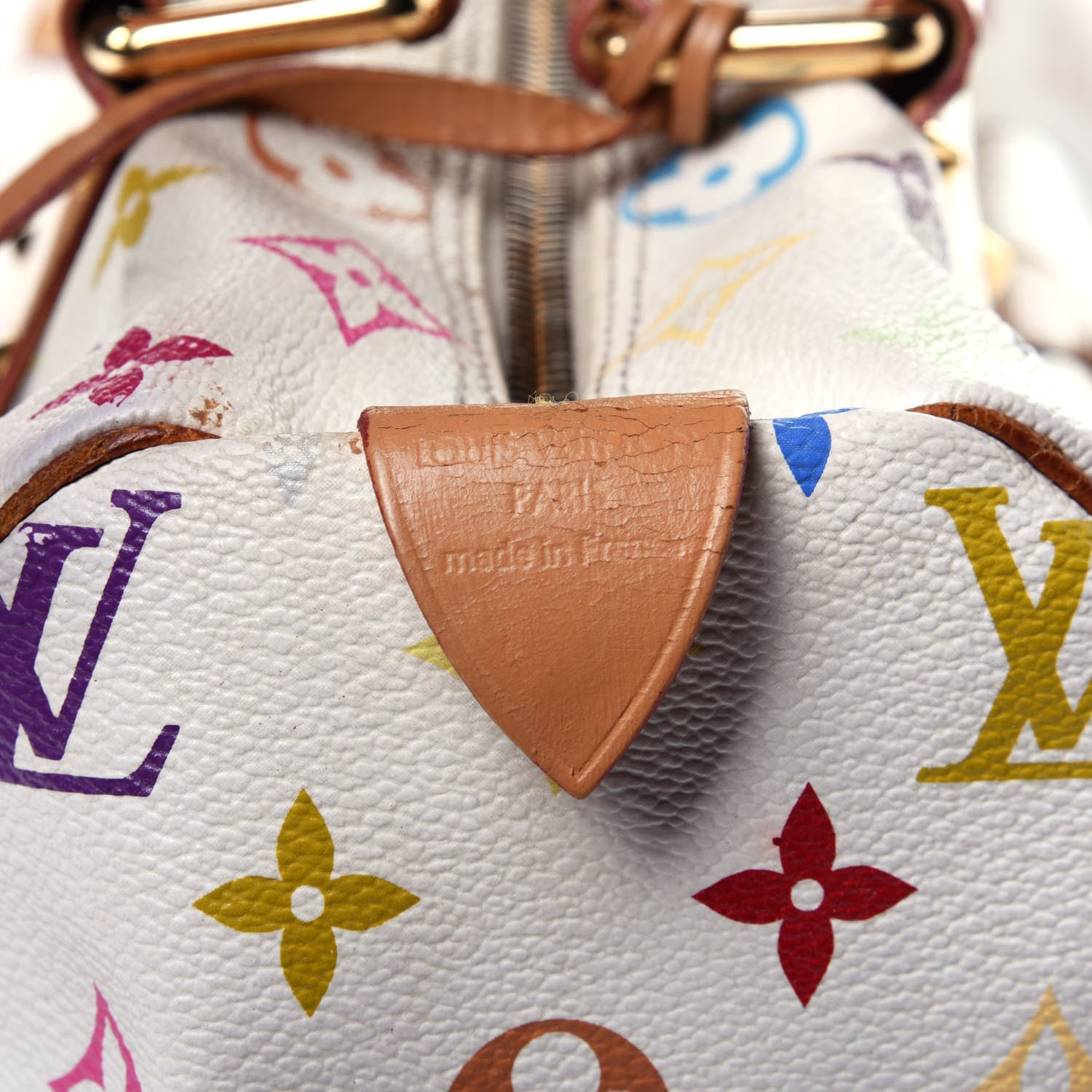 Louis Vuitton Monogram Multicolor Speedy 30 White 8 of 25
