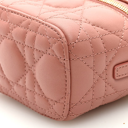 Christian Dior Lambskin Cannage Micro Vanity Case Ethereal Pink 8 of 8