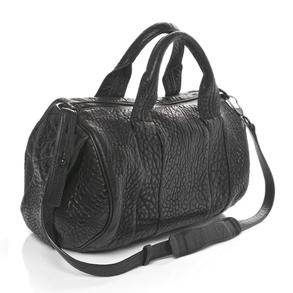 Alexander Wang Pebbled Lambskin Rockie Black Matte Black Hardware 2 of 9