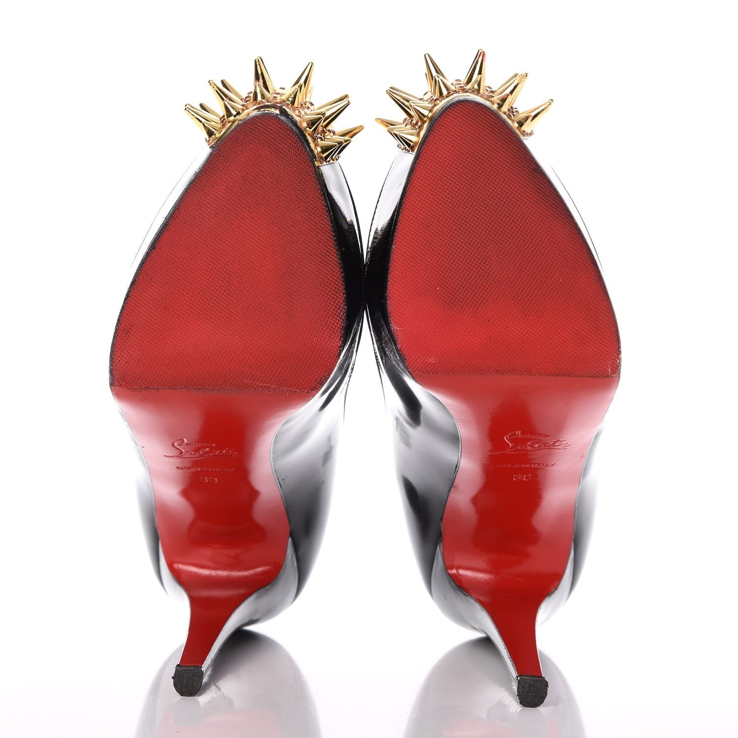 Christian Louboutin Patent Lady Glitter Asteroid 160 Pumps 38 5 of 15