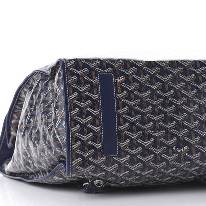 Goyard Goyardine Saint Leger Soft Briefcase Backpack Navy 5 of 9