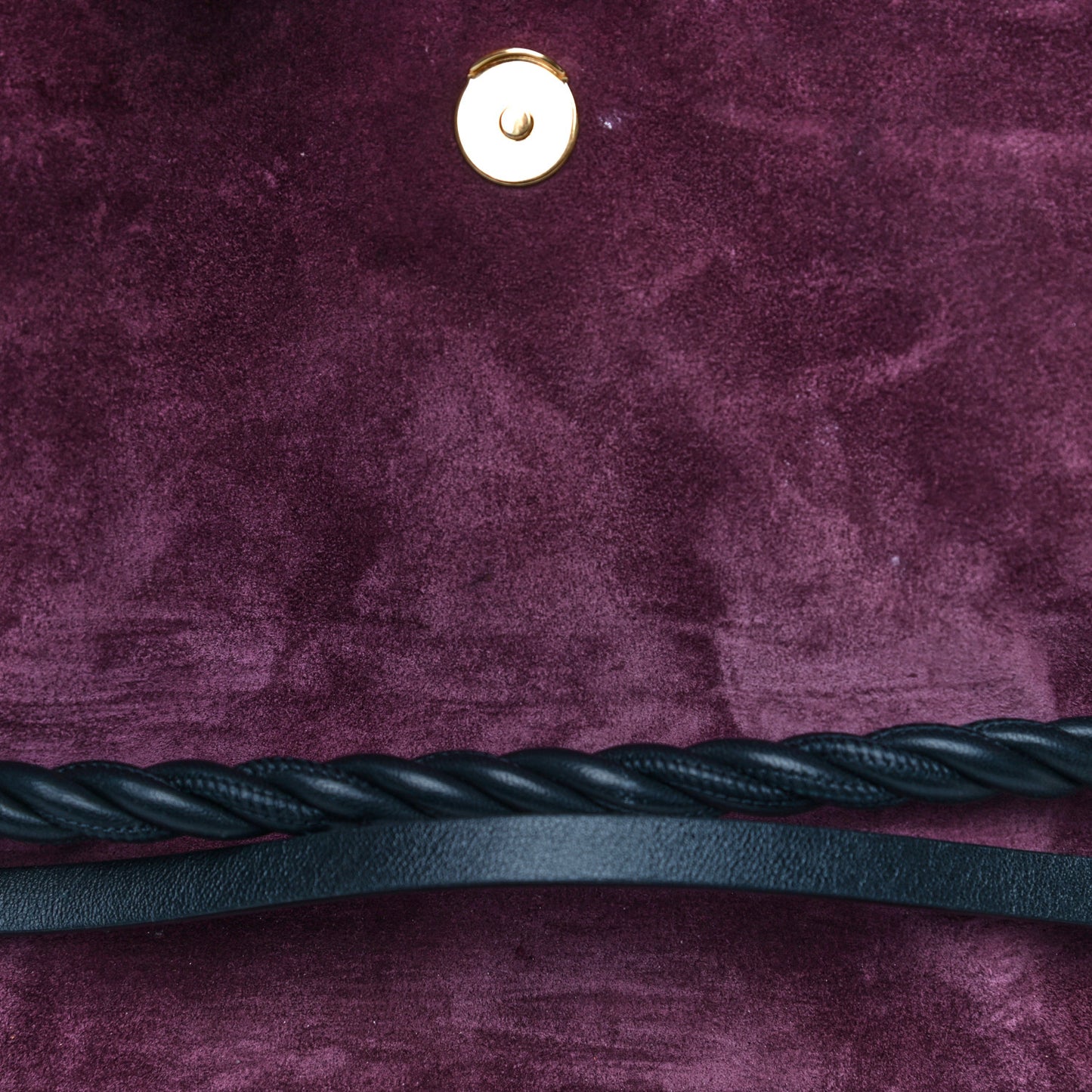 Calfskin The Rope Crossbody Bag Black