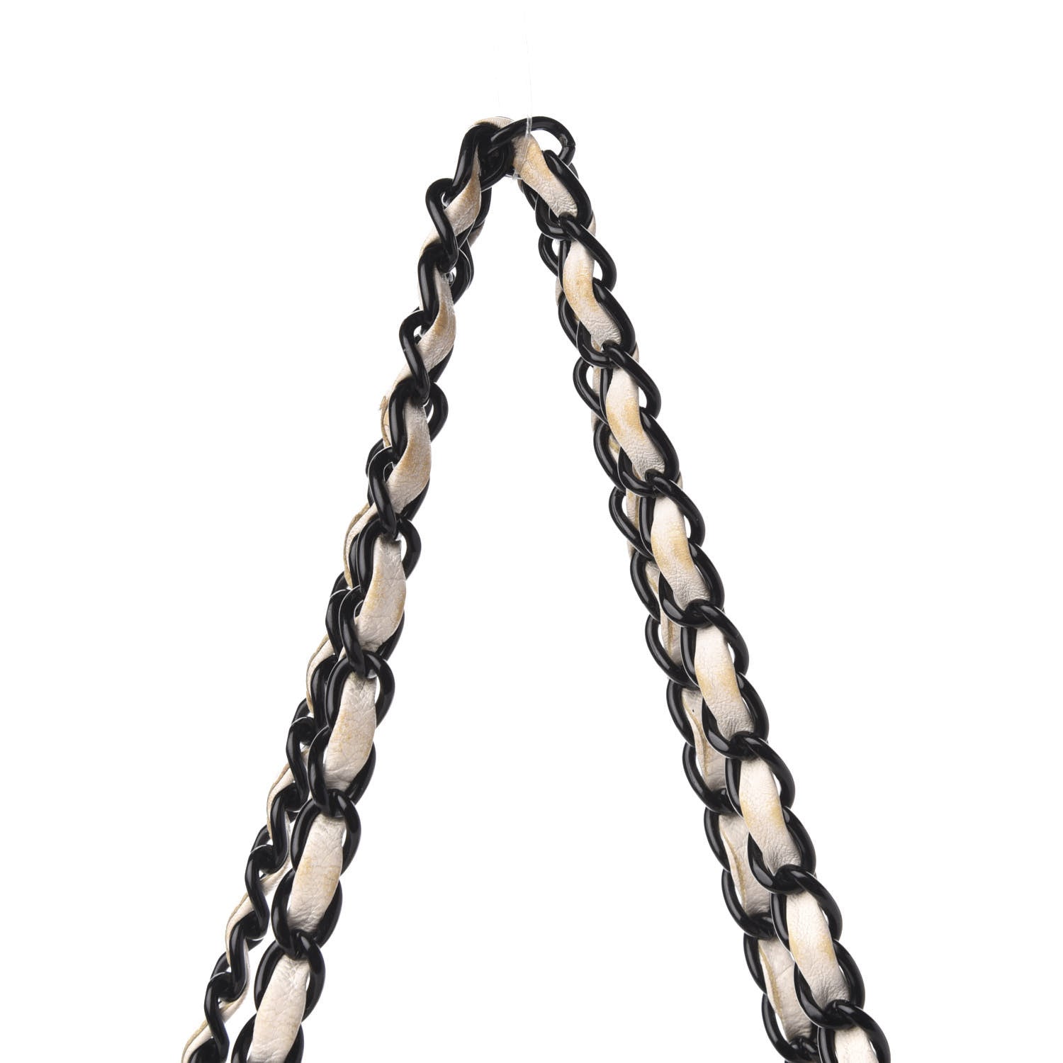 Chanel Lambskin Quilted Shoulder Bag White 13 of 14