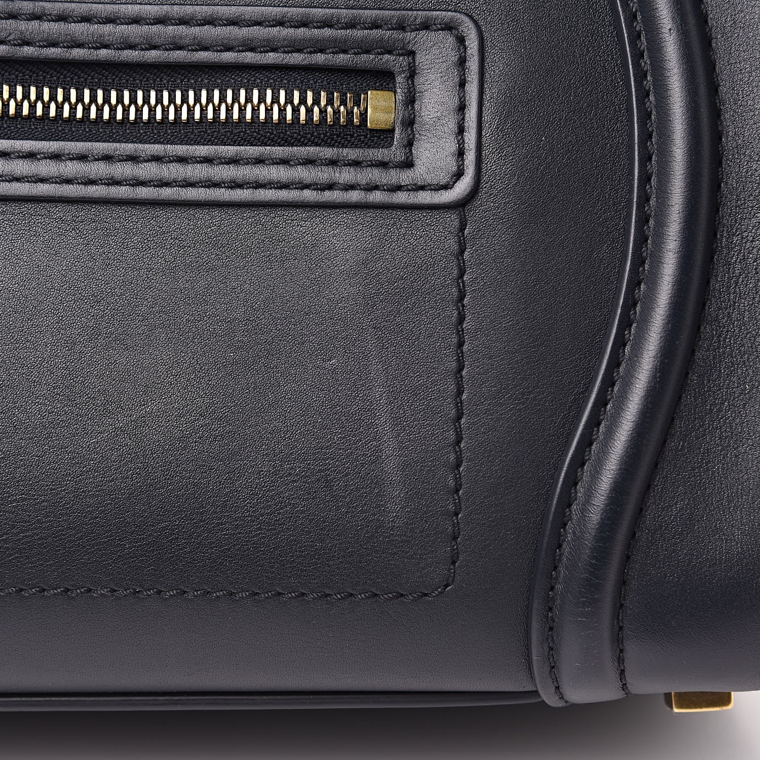 Celine Smooth Calfskin Micro Luggage Navy Blue 13 of 14
