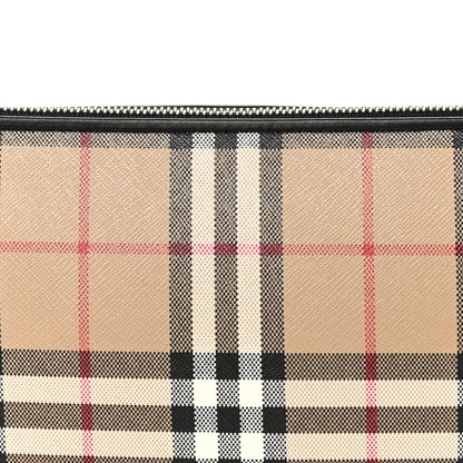 Burberry Vintage Check Calfskin Olympia Slim Pouch Archive Beige 7 of 9