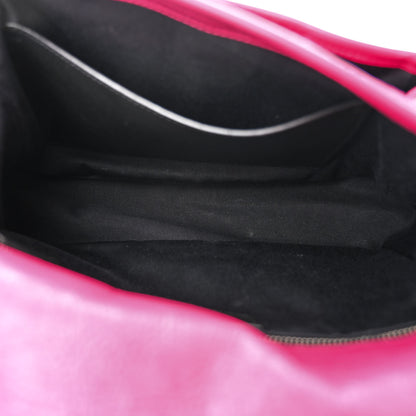 Saint Laurent Crinkled Calfskin Matelasse Monogram Medium Niki Chain Satchel Freesia 5 of 10