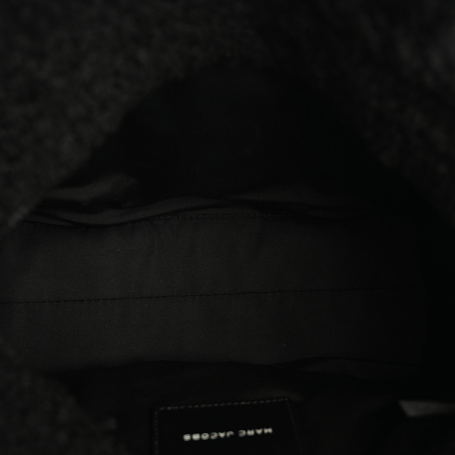 Polyester Cotton Medium The Teddy Traveler Tote Bag Black