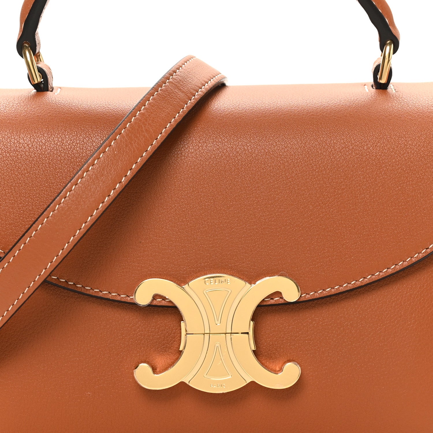 Celine Supple Grained Calfskin Teen Nino Tan 7 of 9