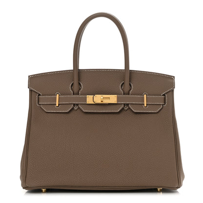 Hermes Togo Birkin 30 Etoupe 1 of 10