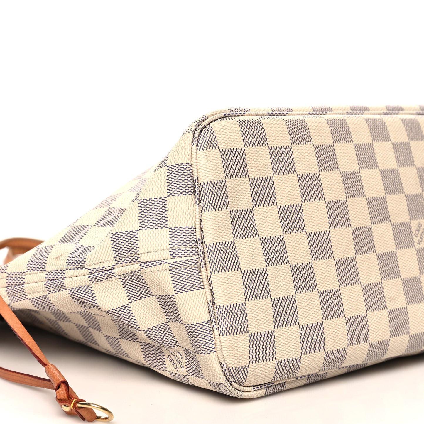 Damier Azur Neo Neverfull MM Rose Ballerine