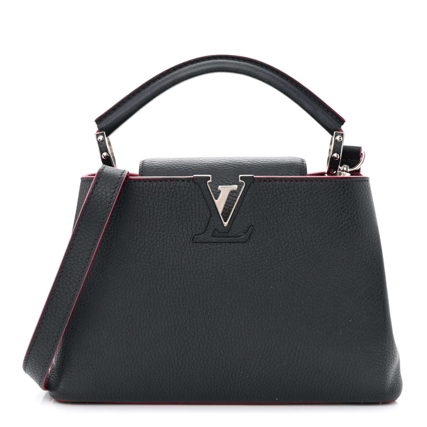 Louis Vuitton Taurillon Capucines BB Cobalt Fuchsia 1 of 11