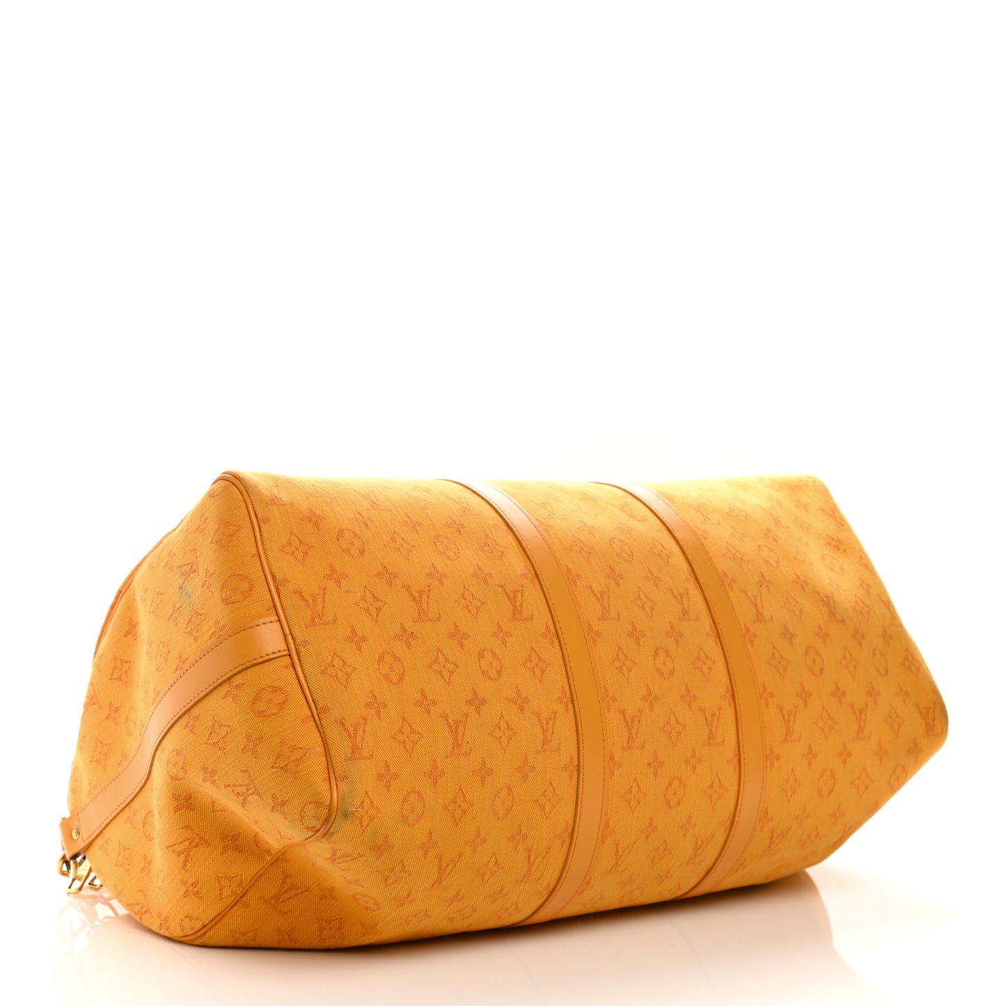 Denim Monogram Keepall Bandouliere 50 Ocre