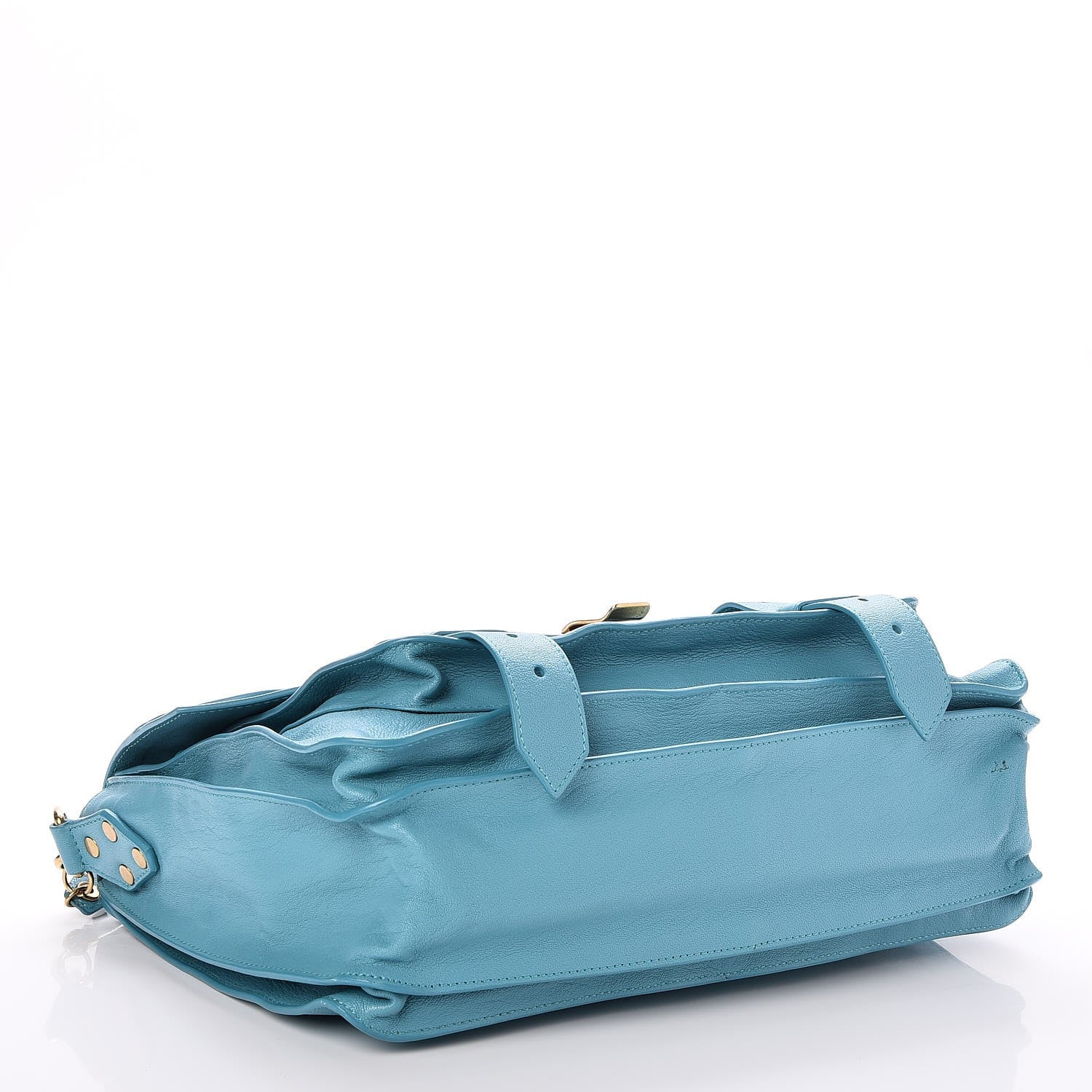 Proenza Schouler Lambskin Medium PS1 Satchel Teal 5 of 10