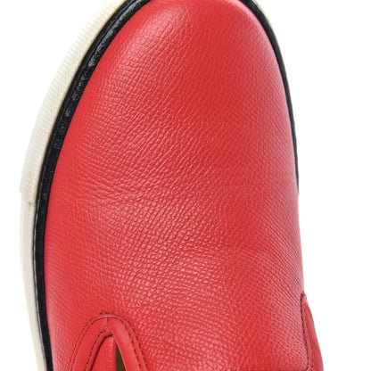 Hermes Epsom Womens Kick Sneakers 36.5 Rouge 9 of 10