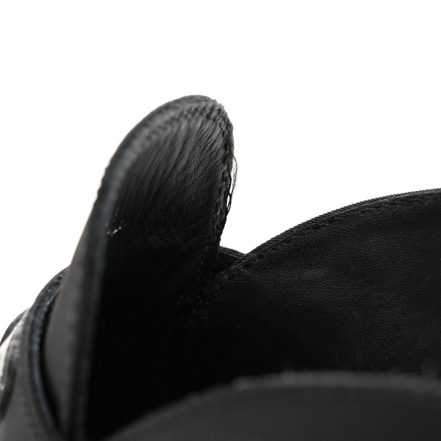 Re-Nylon Gabardine Metal Triangle Logo 40mm Loafer Mules 39.5 Black