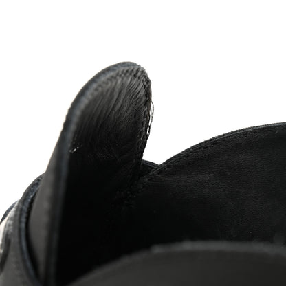Prada Re-Nylon Gabardine Metal Triangle Logo 40mm Loafer Mules 39.5 Black 10 of 13