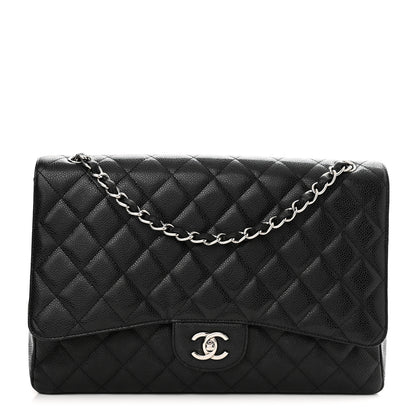 Chanel Caviar Quilted Maxi Single Flap Black 1 of 11