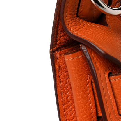 Hermes Taurillon Clemence Jypsiere 34 Orange 29 of 37