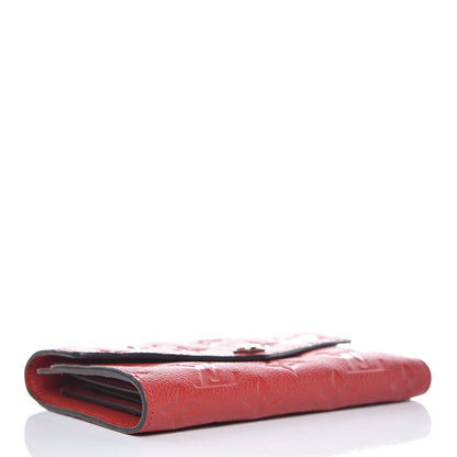 Louis Vuitton Empreinte Compact Curieuse Wallet Cherry 4 of 8