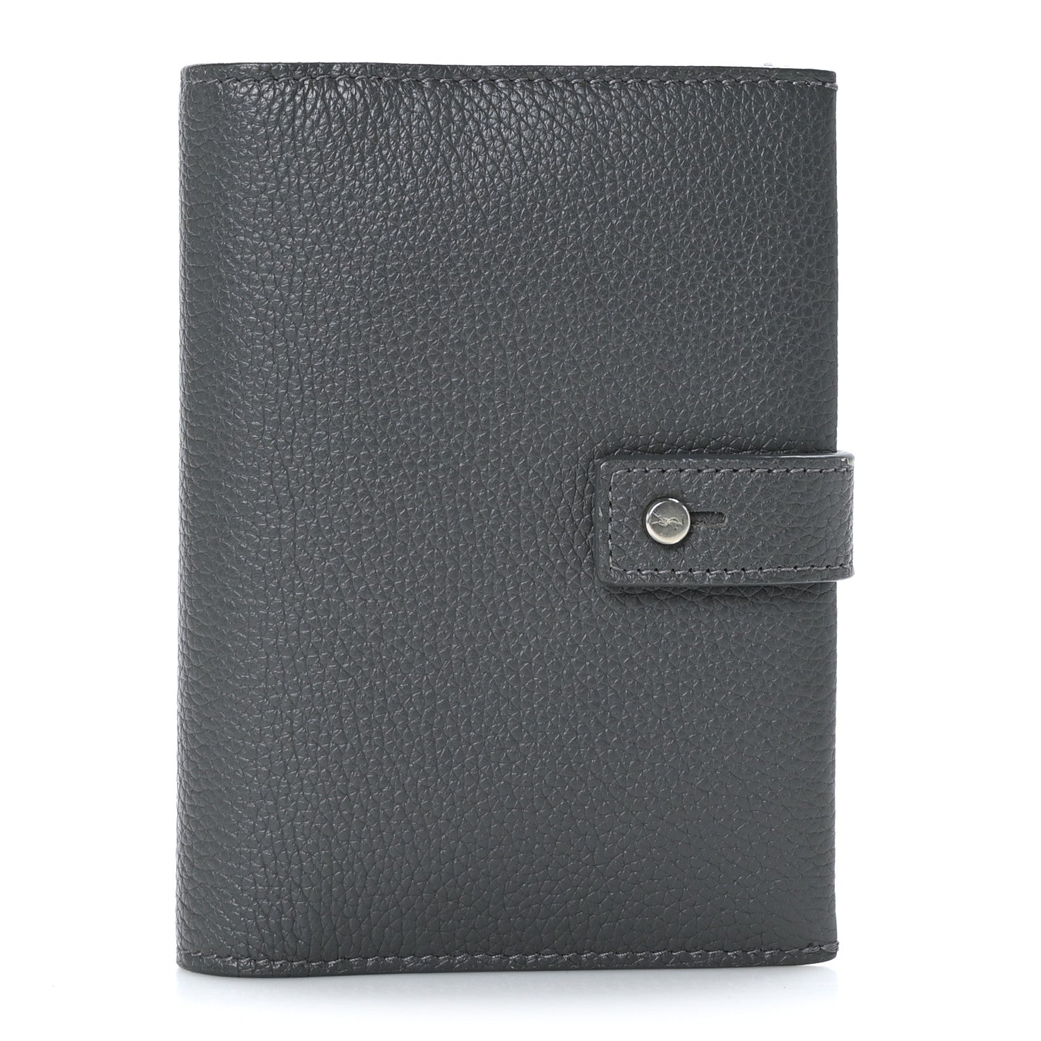 Saint Laurent Grained Calfskin Sac De Jour Compact Wallet Fog 1 of 8