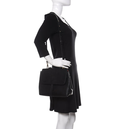 Mansur Gavriel Calfskin Mini Lady Bag Black Flamma 2 of 10