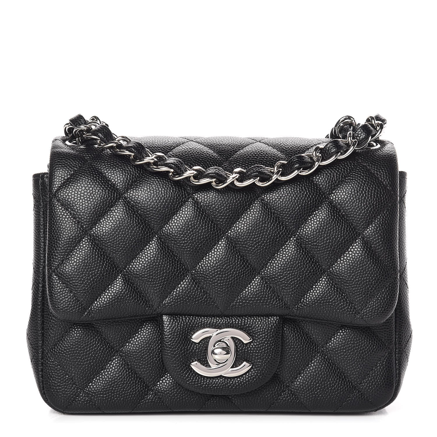 Chanel Caviar Quilted Mini Square Flap Black 1 of 11