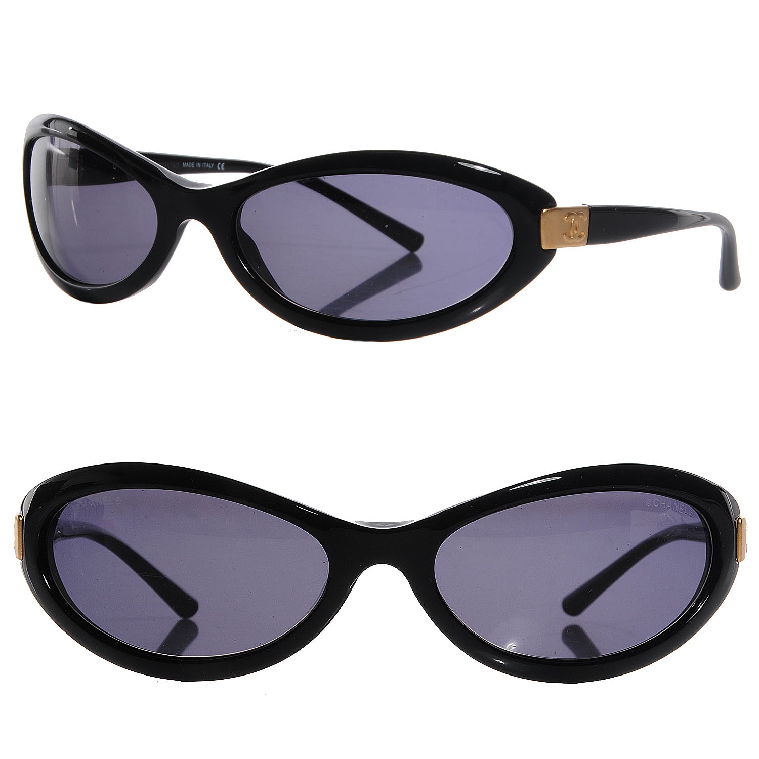 Chanel CC Sunglasses 5027 Black 1 of 6
