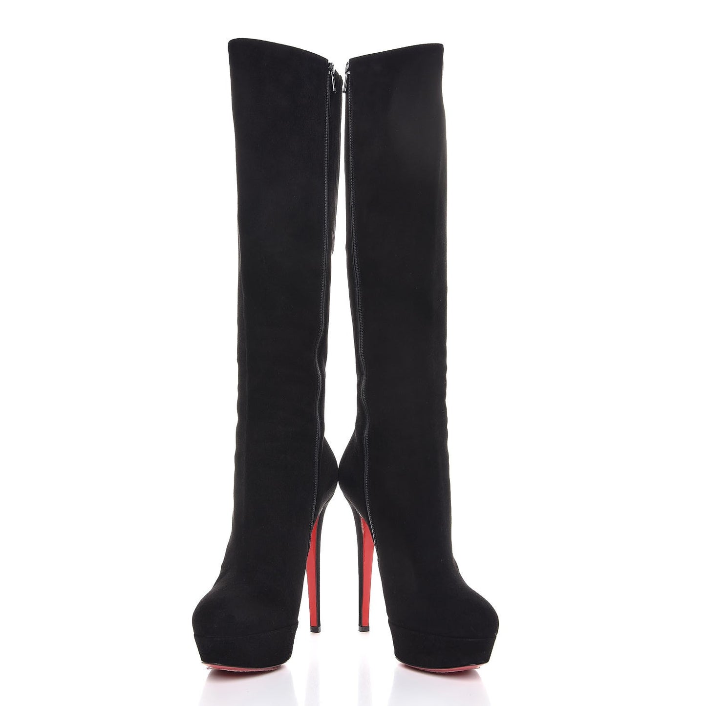 Suede Bianca Botta 140 Knee Boots 39.5 Black