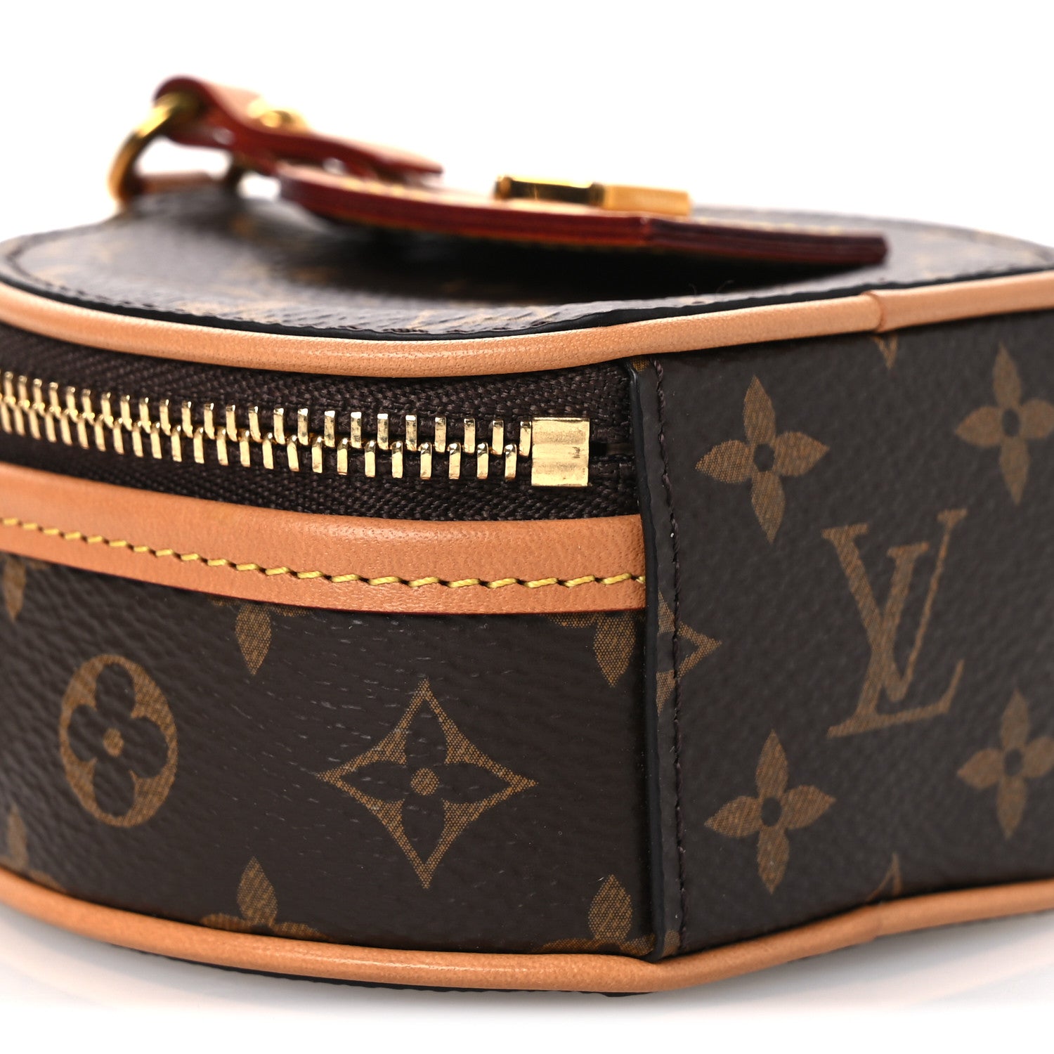 Louis Vuitton Monogram Boite Chapeau Necklace 8 of 10