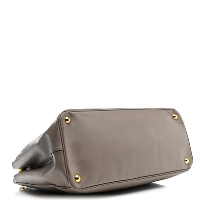 Prada Saffiano Lux Large Galleria Double Zip Tote Argilla 4 of 18