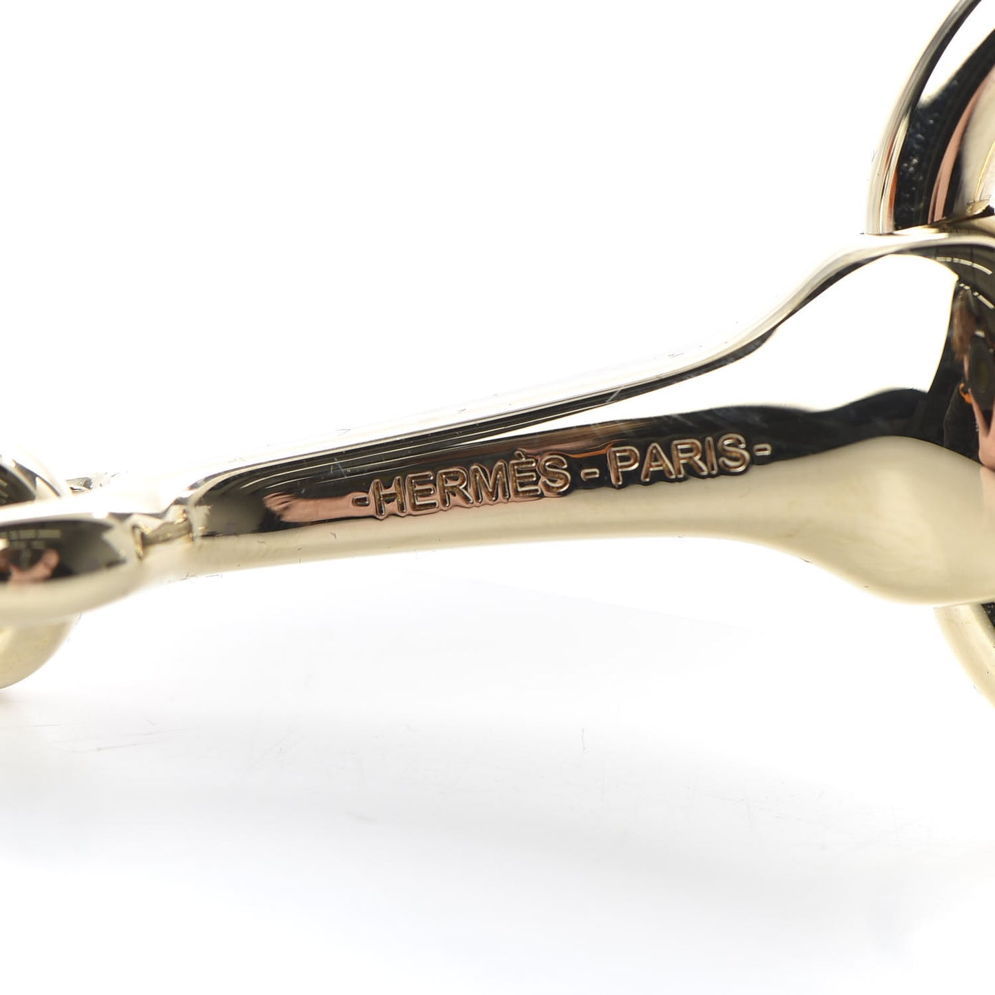 Permabrass Mors Scarf Ring Gold
