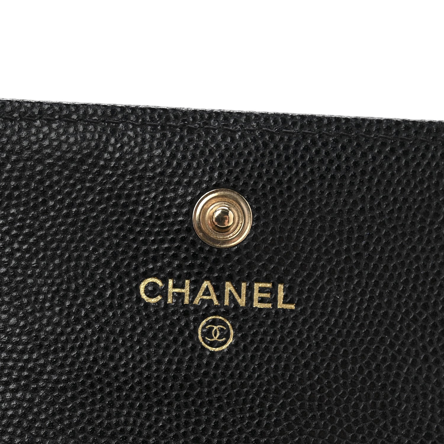 Chanel Caviar Quilted Boy Flap Card Holder Black 6 of 10