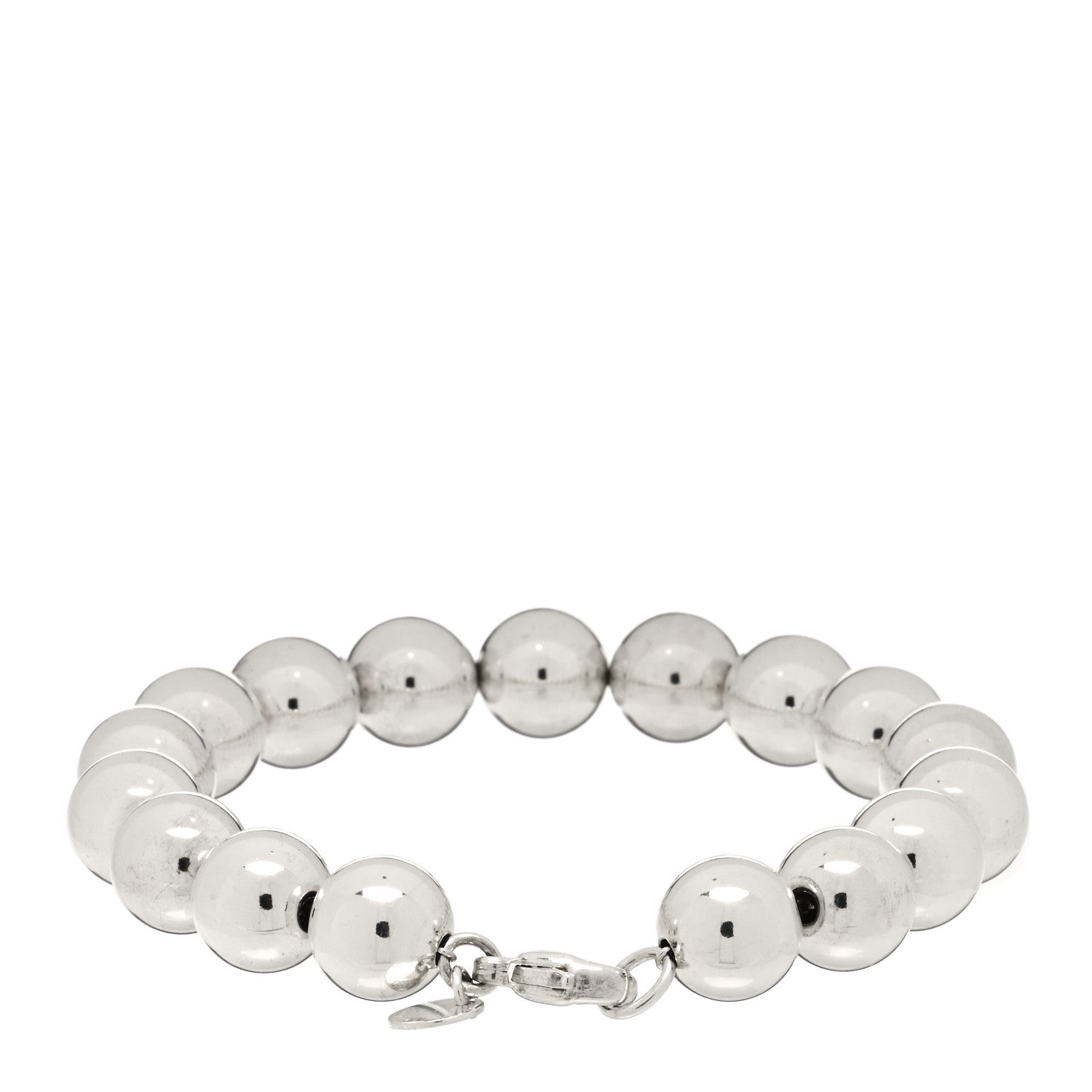 Tiffany Sterling Silver 10mm HardWear Ball Bracelet 2 of 3
