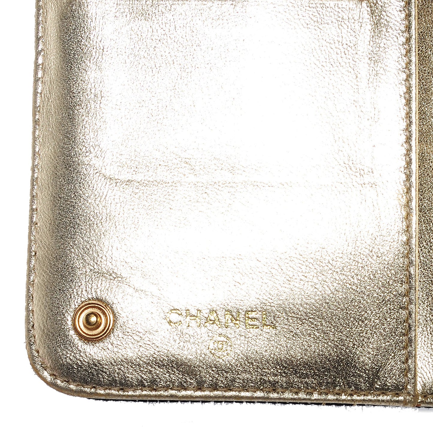 Denim CC Zip Around Wallet