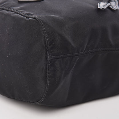 Prada Nylon Vela Drawstring Pouch Black 10 of 11