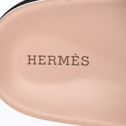 Hermes Suede Goatskin Extra Sandals 35.5 Rose Opaline 7 of 9