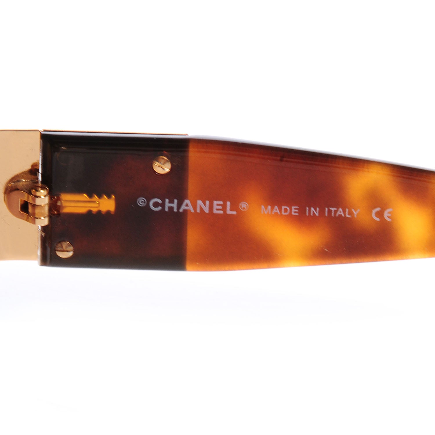 Chanel Tortoise Crystal CC Logo Sunglasses 4095-B 5 of 6