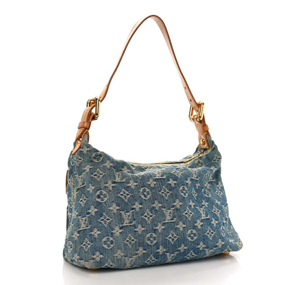 Louis Vuitton Monogram Denim Baggy PM Blue 3 of 9