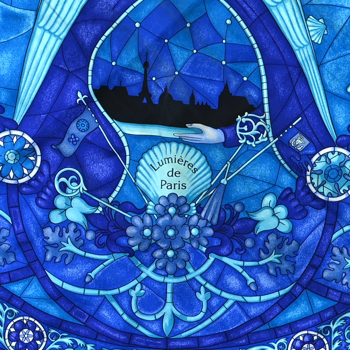 Silk Lumieres de Paris Scarf 90