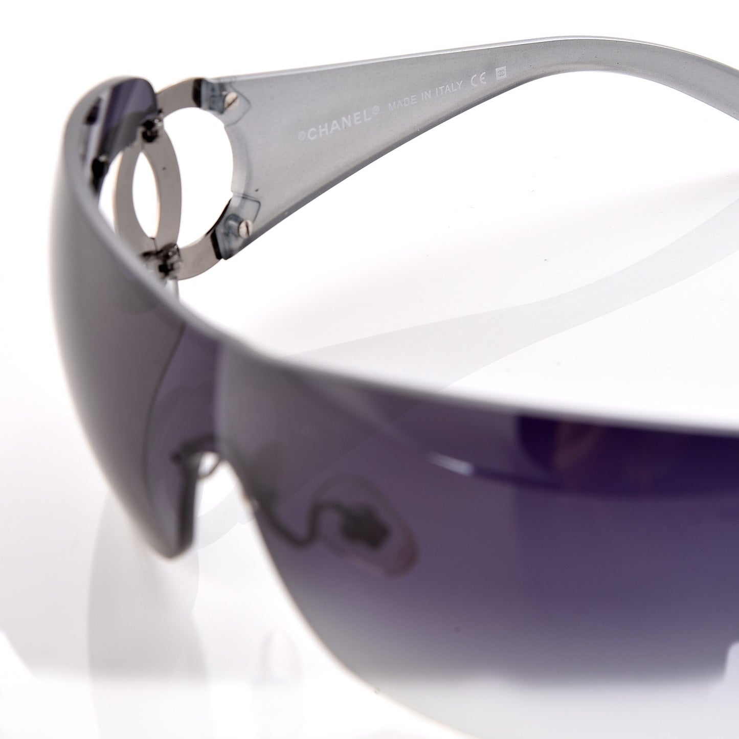 Frameless CC Logo Sunglasses 4125 Black